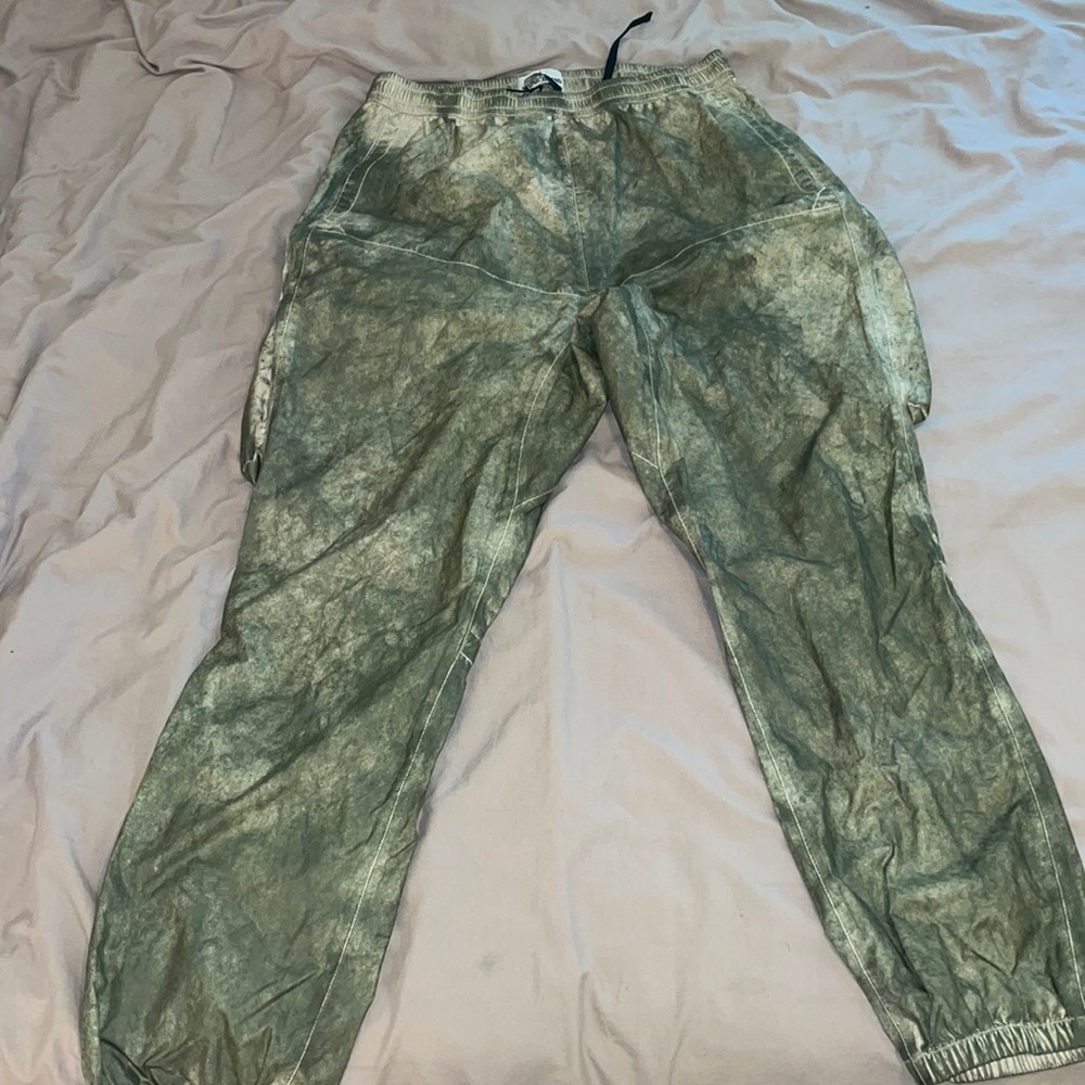AUTHENTIC STONE ISLAND DUST COLOUR MEMBRANA CARGO TROUSERS